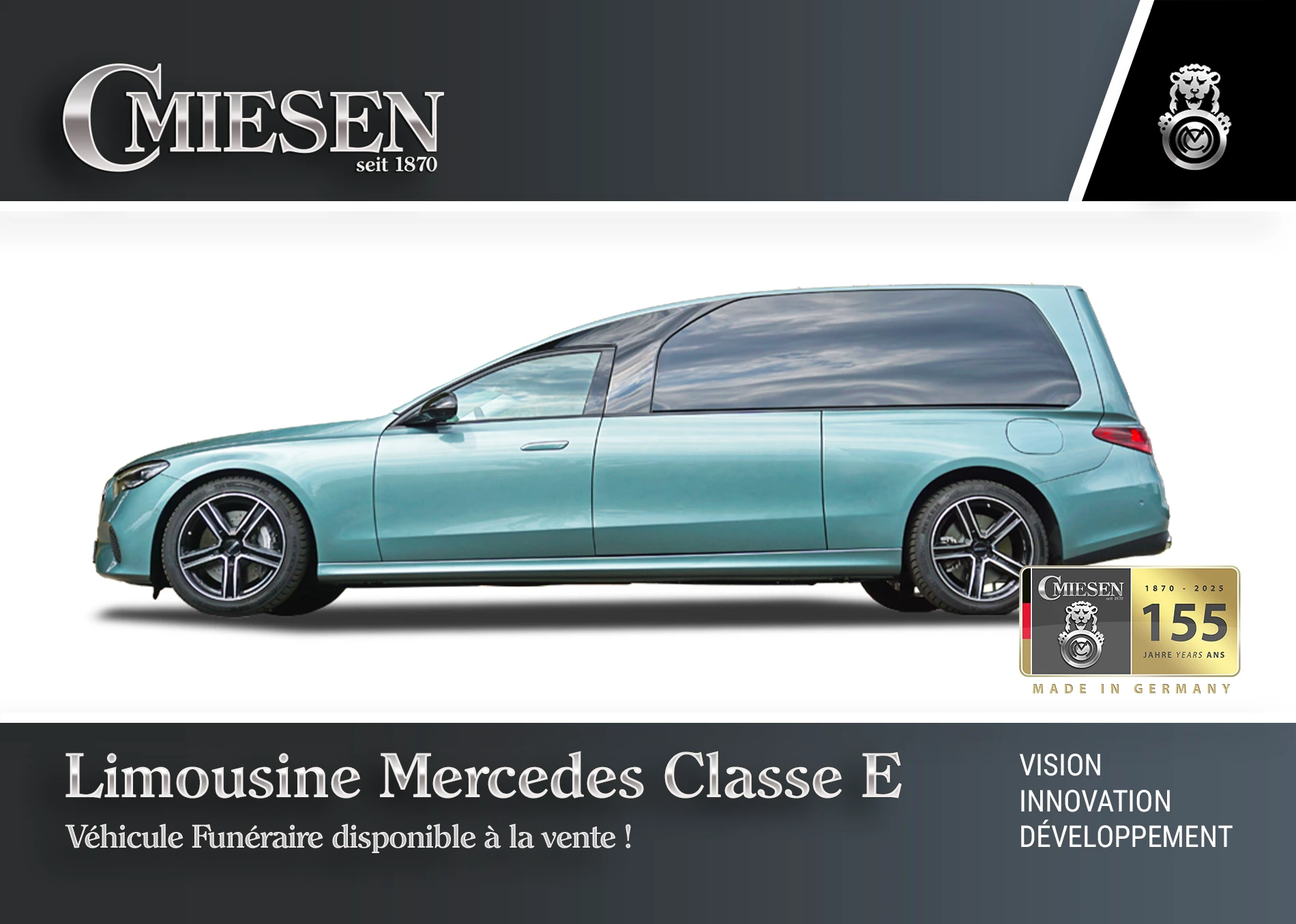 Limousine Fun&eacute;raire Mercedes classe E